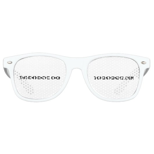 Lunettes De Fête Retro VotreSiteWeb.com (Devant)