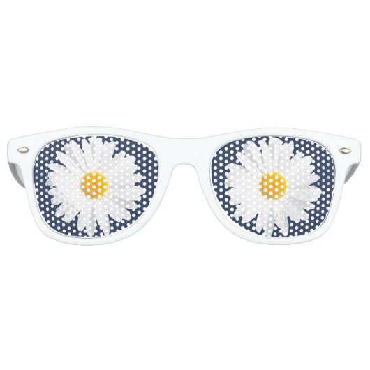 Lunettes De Fête Retro White (Devant)
