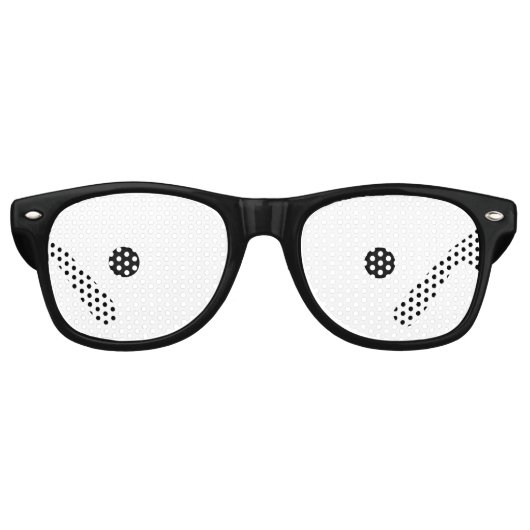 Lunettes De Fête Retro Yeux de dessin (Devant)
