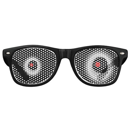 Lunettes De Fête Retro Yeux de Zombie (Devant)