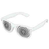 Lunettes De Fête Retro Yeux Hypnotiques Ensorcelants (Angulaire)