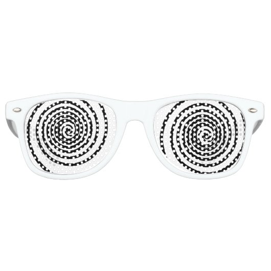 Lunettes De Fête Retro Yeux Hypnotiques Ensorcelants (Devant)