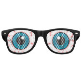 Lunettes De Fête Retro Yeux Maniac Bloodshot (Devant)