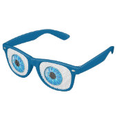 Lunettes De Fête Retro Yeux surpris (Angulaire)