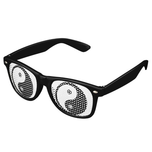 Lunettes De Fête Retro Yin Yang Power (Angulaire)