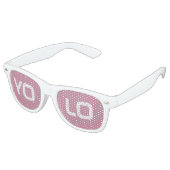 LUNETTES DE FÊTE RETRO YOLO (Angulaire)