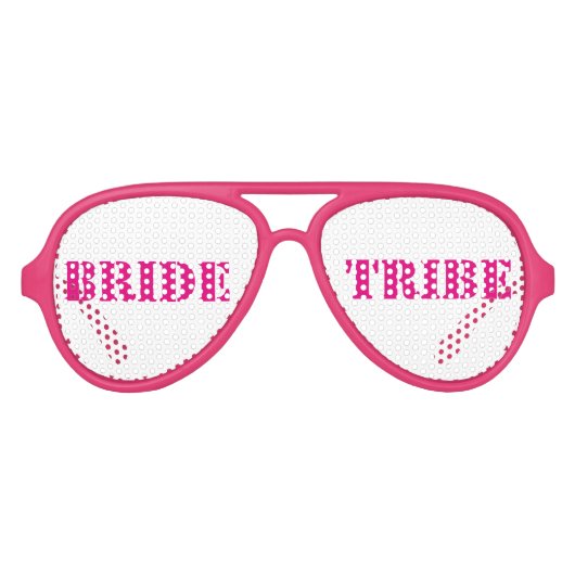 Lunettes de la tribu des mariées rose blanc (Devant)