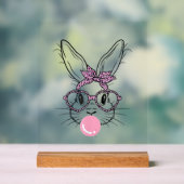 Lunettes de léopard visage de lapin Bubble Gum Jou (Neutre)