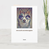 lunettes de levain carte de voeux (Dos)