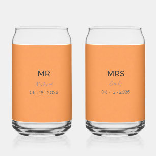 Lunettes de mariage M. Mme Ensemble de toast rom