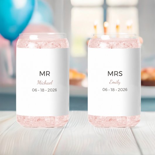 Lunettes de mariage Mr Mme | Ensemble de toast rom (Insitu (Baby Shower))