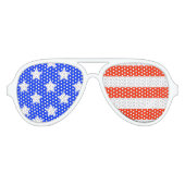 Lunettes de partie design pour étoiles et rayures (Devant)