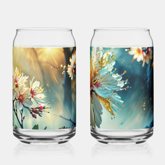 Lunettes de pétales blanches (Verso)