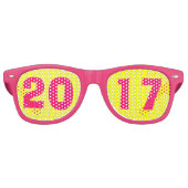 Lunettes de réveillon du Nouvel An 2017 (Devant)