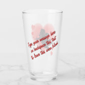 Lunettes de Saint Valentin Verre d'Art Cupid perso (Dos)