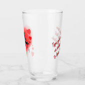 Lunettes de Saint Valentin Verre d'Art Cupid perso (Gauche)