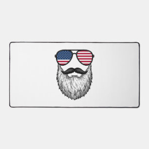 Lunettes de soleil à barbe patriotique vintage T-s