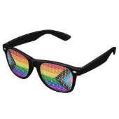 Lunettes de soleil à drapeau de fierté progressive (Angulaire)