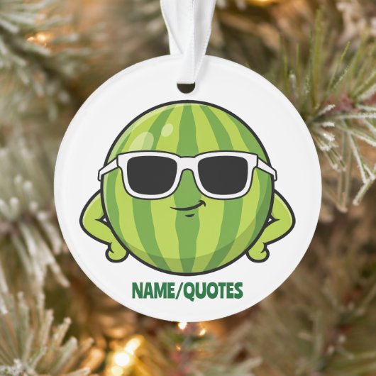 Lunettes de soleil à la pastèque cool graphique de (Arbre)