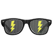 Lunettes de soleil à nuances de fête éclair jaune (Devant)