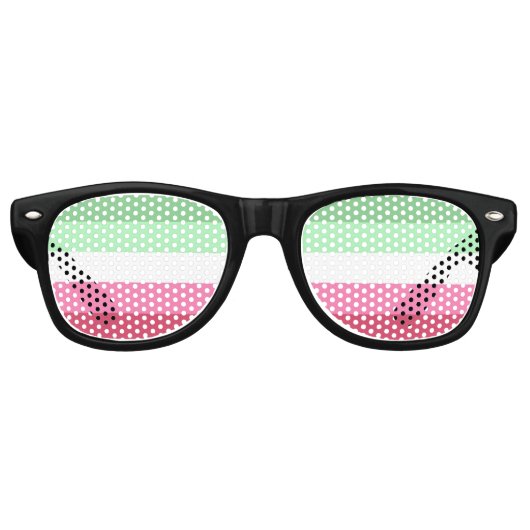 Lunettes de soleil Abrosexued Pride (Devant)