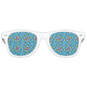 Lunettes de soleil Abstraites Floral Retro (Devant)