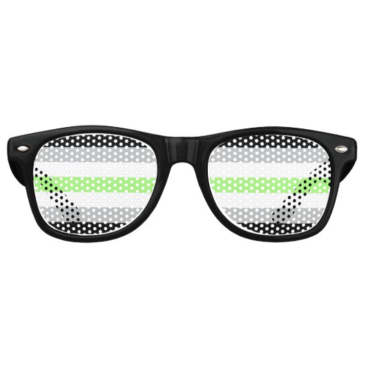 Lunettes de soleil Agender Pride (Devant)