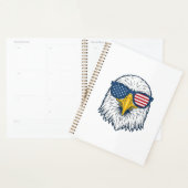 Lunettes de soleil aigle patriotique dessin vector (Devant avec enveloppe)