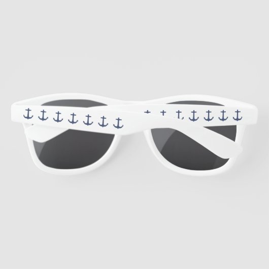 Lunettes De Soleil Ancre des ondes côtières nautiques (Dos)