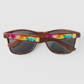 Lunettes De Soleil Anniversaire de Tie Dye Rainbow (Dos)