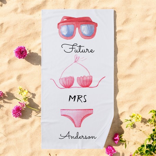 Lunettes de soleil Bikini Future Mme Serviette de 