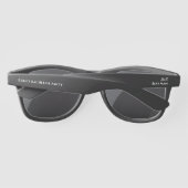 Lunettes De Soleil Black White Bachelor Party Best Man (Dos)