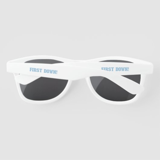 Lunettes De Soleil Bleu et blanc premier bas (Dos)