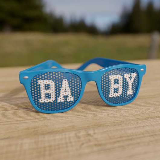 Lunettes de soleil Blue Baby shower Party