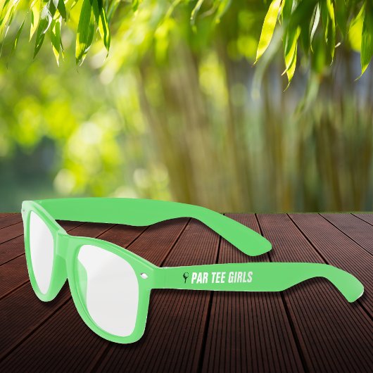 Lunettes De Soleil Cadeau de fête de bachelor de golf Par Tee 