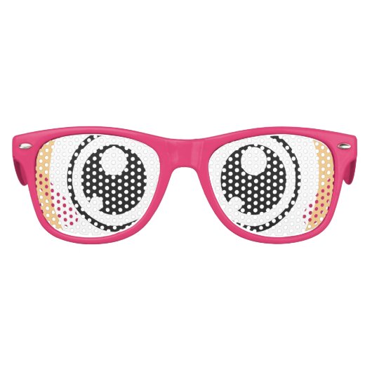 Lunettes de soleil Cartoon Manga Eyes (Rose) (Devant)