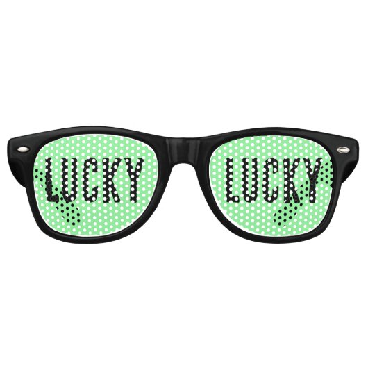 LUNETTES DE SOLEIL CHANCEUSES DE LA SAINT-PATRICK (Devant)