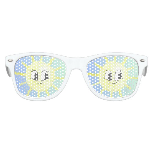 Lunettes de soleil chatoyantes et ensoleillées (Devant)