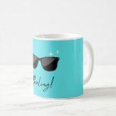 Lunettes de soleil chéri Mug (Devant droit)