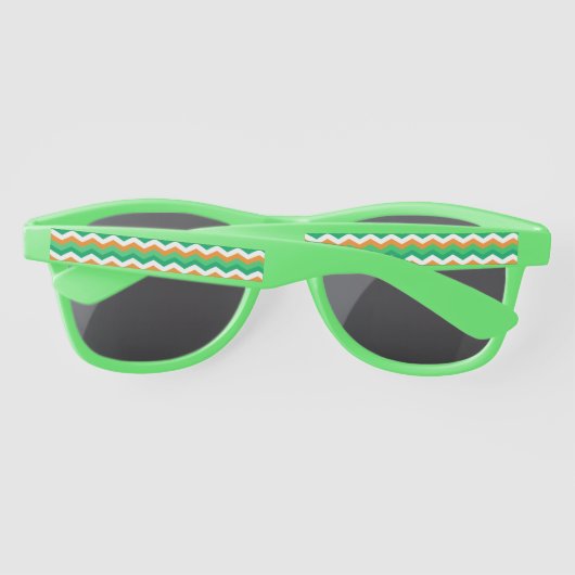 Lunettes de soleil Chevron St. Patrick's Day (Dos)