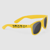 Lunettes De Soleil Citron Jaune Moderne Amusant mignon (Droite)