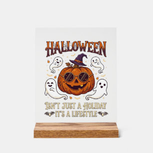 Lunettes de soleil citrouille mode Halloween Chape