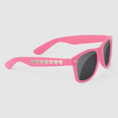Lunettes De Soleil Cœurs Blancs de Fillettes (Droite)