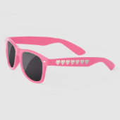 Lunettes De Soleil Cœurs Blancs de Fillettes (Gauche)