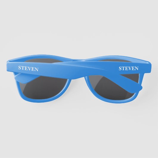 Lunettes De Soleil COOL! 😎Personalized Blue Sunglasses  (Dos)