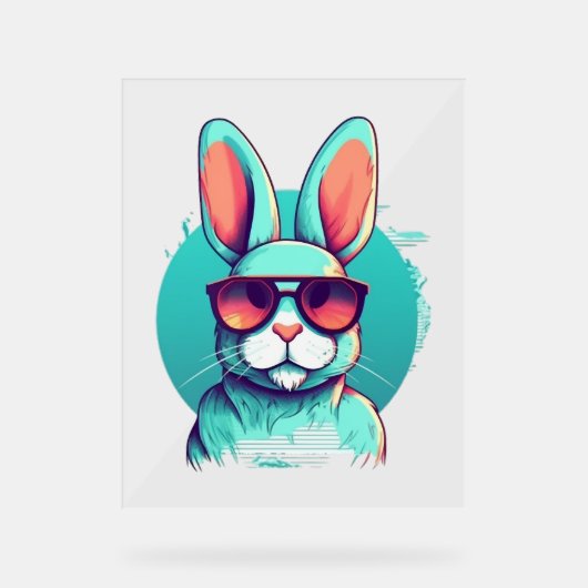 Lunettes De Soleil cool Pour Lapin De Pâques (Recto)