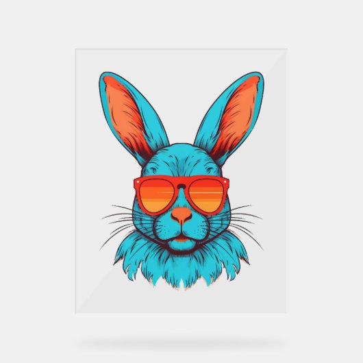 Lunettes De Soleil cool Pour Lapin De Pâques (Recto)