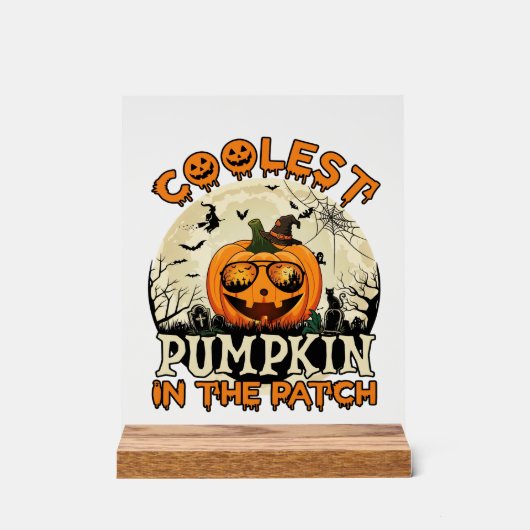 Lunettes de soleil Coolest Pumpkin Patch Chapeau d (Recto)