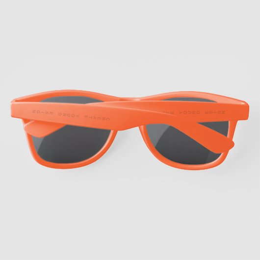 Lunettes De Soleil Créez simplement vos propres (Dos)
