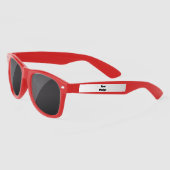 Lunettes De Soleil Créez votre propre blanc (Gauche)